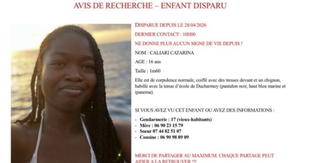     Appel à témoins : disparition inquiétante de Catarina Caliari, lycéenne âgée de 16 ans

