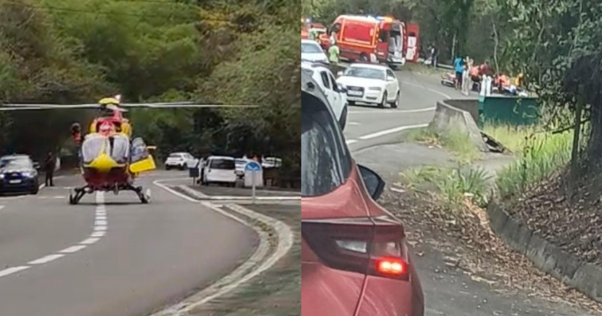     Grave accident de moto au Diamant : le pilote est décédé 

