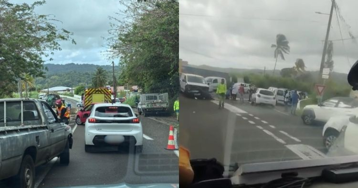     Une fillette blessée dans un accident à Trinité, départ de feu après un choc aux Trois-Îlets

