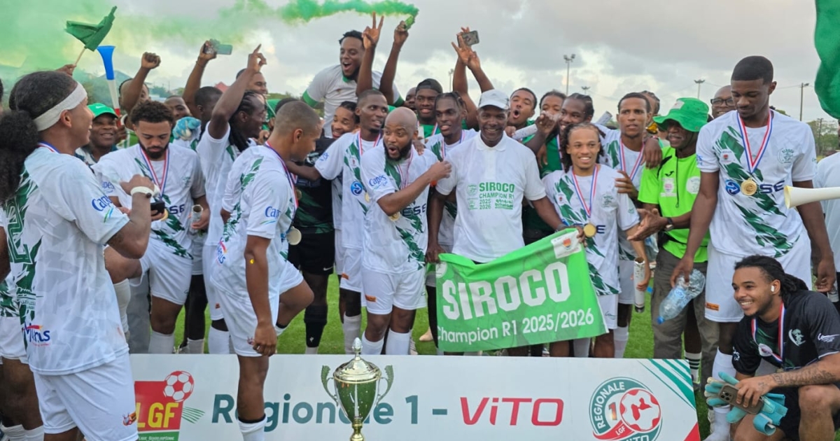     Football : le Siroco des Abymes est champion de Régional 1 

