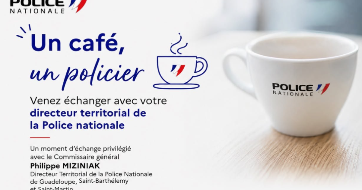     "Un café, un policier" : une initiative pour plus de proximité avec la population

