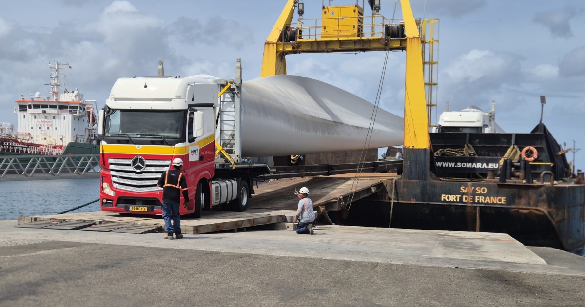     Six éoliennes attendues d'ici novembre à Macouba pour alimenter 28 000 foyers

