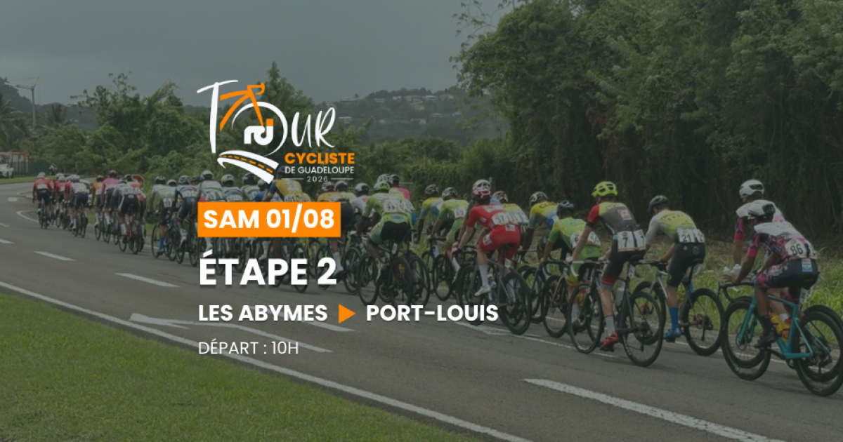 Tour cycliste international de Guadeloupe 2026, 2e étape : Les Abymes / Port-Louis