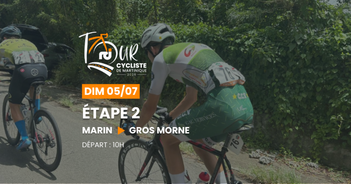     Tour cycliste de Martinique 2026, 2e étape : Marin / Gros-Morne


