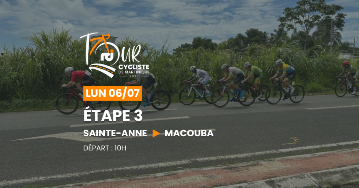 Tour cycliste de Martinique 2026, 3e étape : Sainte-Anne / Macouba