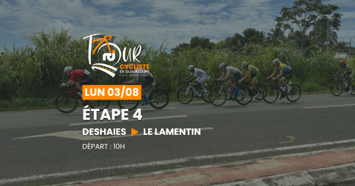Tour cycliste international de Guadeloupe 2026, 4e étape : Deshaies / Lamentin