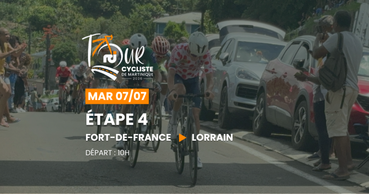 Tour cycliste de Martinique 2026, 4e étape : Fort-de-France / Lorrain