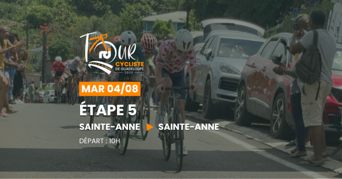 Tour cycliste international de Guadeloupe 2026, 5e étape : Sainte-Anne / Sainte-Anne