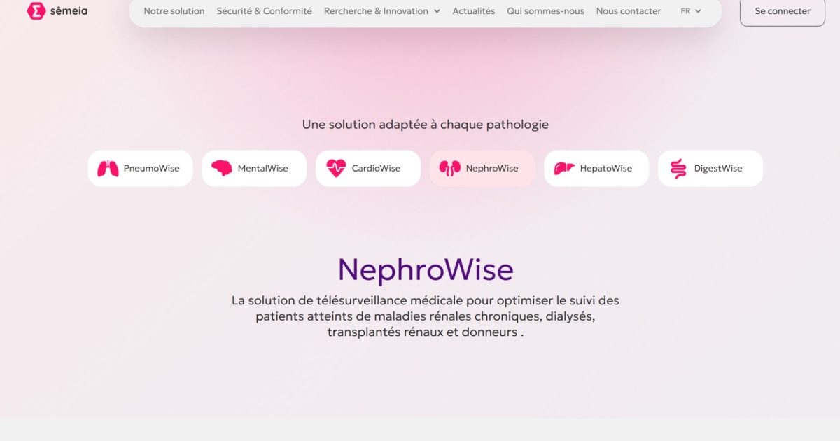     Le CHUM lance NephroWise, une application qui permet de faciliter le suivi des patients

