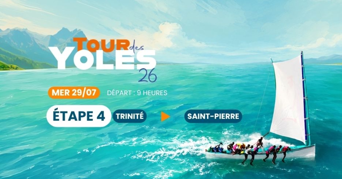     Tour des yoles 2026, 4e étape : Trinité / Saint-Pierre, ne pas perdre le Nord

