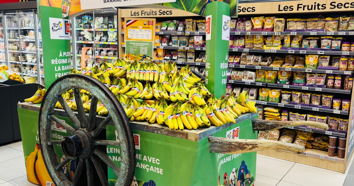     Tour de France 2026 : la banane de Guadeloupe et Martinique s'affiche dans 500 magasins tout l'été

