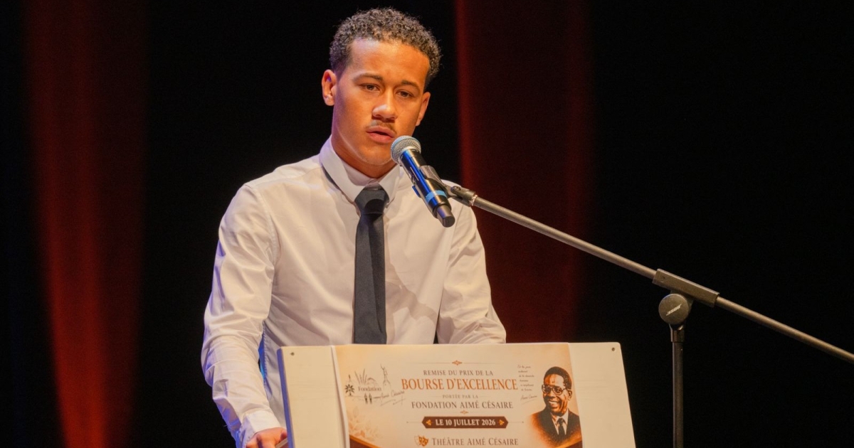     Éducation : Gabriel Rubin, premier lauréat de la bourse d'excellence Aimé Césaire


