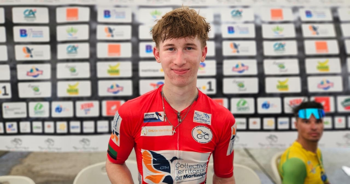     [Photos, vidéos et classement] Tour cycliste de Martinique 2026 : Elijah Witzack remporte la 5e étape au sprint, Nils Brun toujours en jaune 

