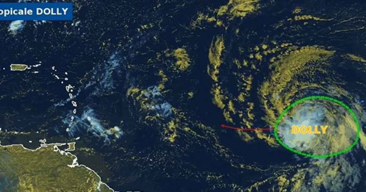     Météo : la tempête Dolly formée dans l'Atlantique, dégradation attendue ce week-end aux Antilles


