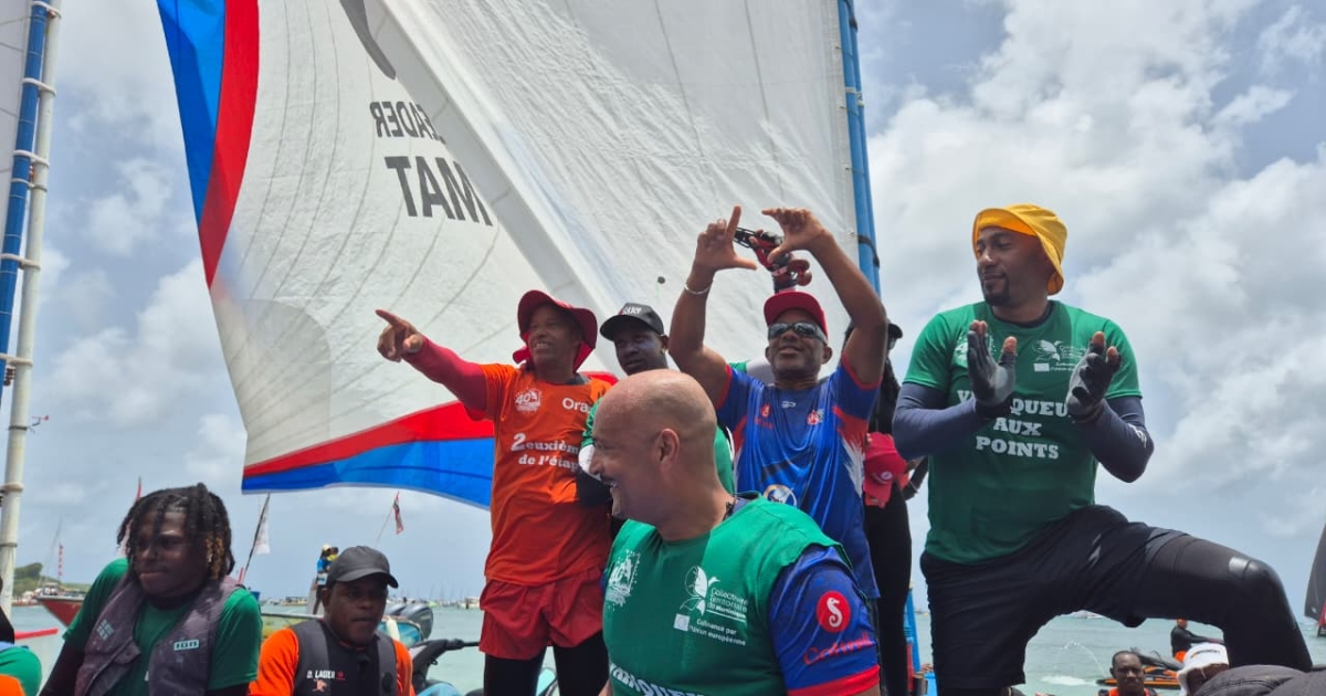 [CLASSEMENTS] : Cottrell/Leader Mat remporte le 40e Tour de Martinique en Yole ronde après une ultime victoire à Sainte-Anne